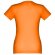 Camisetas mujer punto jersey algodón 190 g/m2 Thc Ankara Women Naranja detalle 18