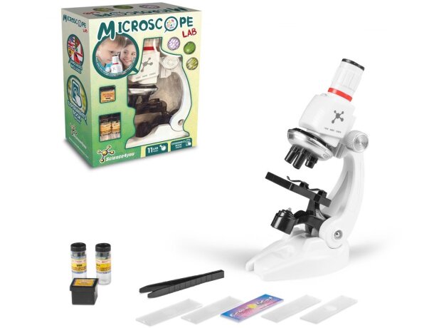 Microscopio educativo microscope con accesorios científicos detalle 1