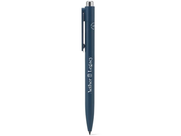 Set bolígrafos Kylie aluminio reciclado con acabado mate Azul detalle 5
