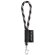 Lanyard tube short poliamida con mosquetón de 9 mm detalle 1