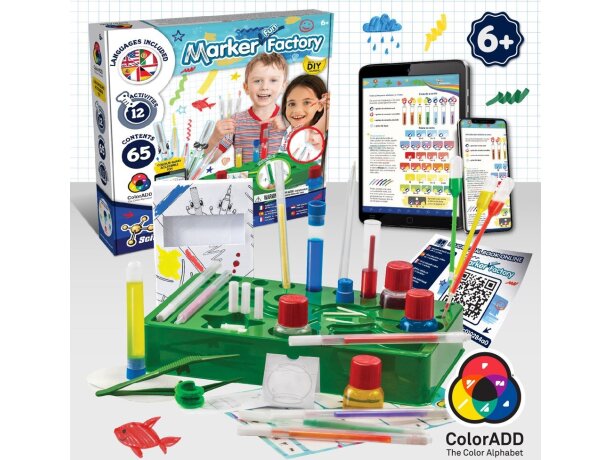Kit diy pen factory i para crear boligrafos infantiles Multicolor detalle 3