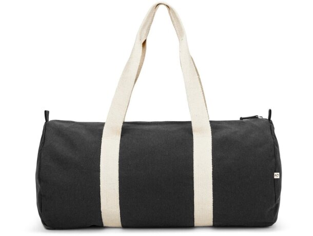 Bolsa de deporte Saint Sport de algodón y poliéster reciclados Negro detalle 12