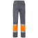 Pantalón de sarga bicolor VL Athena con bandas reflectantes Gris/Naranja detalle 14