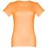 Camisetas mujer punto jersey algodón 190 g/m2 Thc Ankara Women Naranja coral
