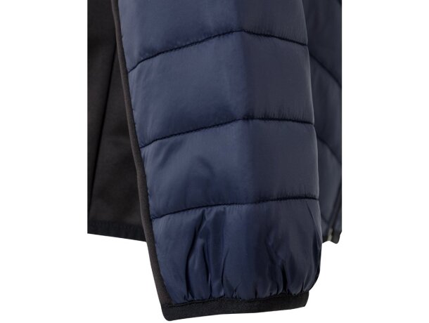 Chaqueta acolchada raijin con tejido elástico en contraste Azul detalle 13