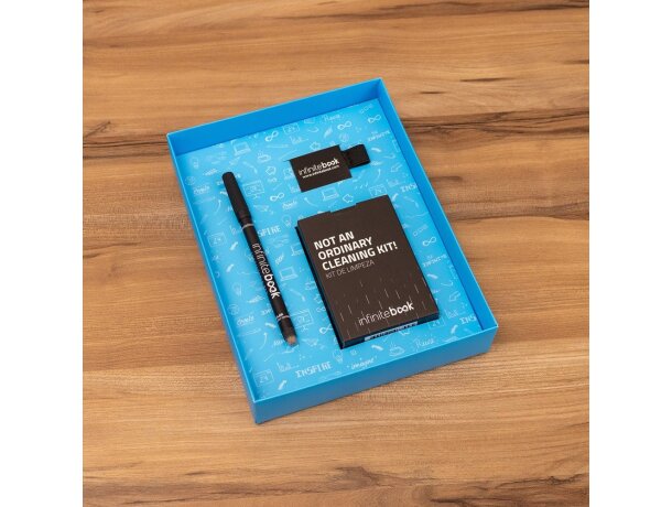 Kit infinitebook a5 planner texture con tapa dura reutilizable Negro detalle 8
