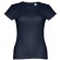Camisetas manga corta corte entallado de algodón 150 g/m2 Thc Sofia Azul marino
