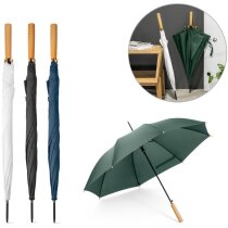 Paraguas para publicidad Apolo automático rPET y madera natural