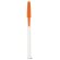 Bolígrafo ligero con tapa en color naranja