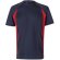 Camiseta técnica ojo de pájaro bicolor VL Slayer Azul marino/Rojo