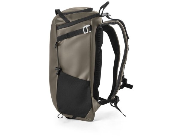 Mochila de senderismo Alasca con revestimiento impermeable Verde oscuro detalle 6