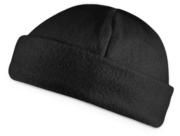 Gorro Tory polar con dobladillo Negro detalle 1