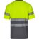 Camiseta de piqué bicolor Bastet de alta visibilidad Gris/Amarillo detalle 7
