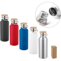 Ragnar botella térmica bambú acero 570ml doble capa aislante