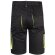 Bermudas Hemera bicolor multibolsillos con cinturilla elástica Negro/Amarillo detalle 32