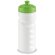 Botella deportiva con cuerpo blanco 550 ml verde claro