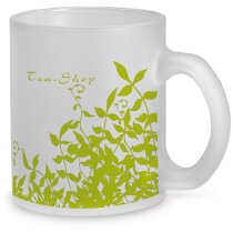 Taza cristal Kenny II efecto hielo esmerilado