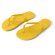 Zapatillas Maupiti S/M con suela de PE y tira ajustable de PVC Amarillo