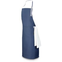 Delantal Ginger ajustable bolsillos azul cocina