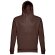 Sudadera unisex con capucha phoenix en algodón y poliéster Castaño oscuro detalle 64