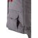 Chaleco acolchado bicolor multibolsillos unisex VL Nergal Gris/Rojo detalle 21