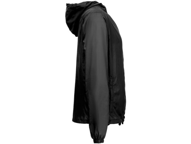 Cortavientos thc dubliners unisex nailon reciclado con capucha Negro detalle 19