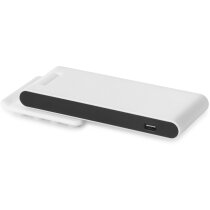 Batería portátil 3800 mAh ventosas con logo blanca Batería portátil 3800 mAh ventosas con logo blanca