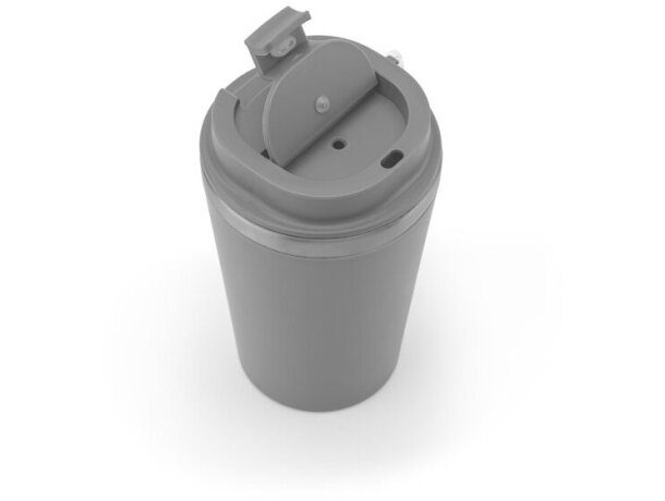 Vaso térmico Spitz de acero inoxidable reciclado con acabado mate Gris detalle 8