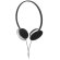Auriculares abs cable 1.2 negro