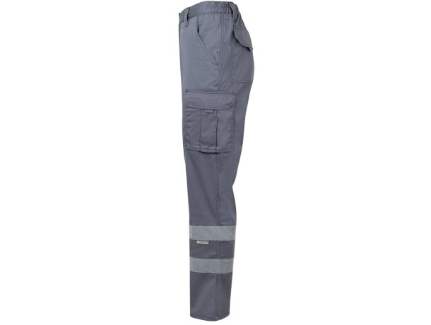 Pantalón multibolsillos vl dionysus bicolor reflectante Gris detalle 10