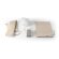 Set de baño 3 accesorios con piedra Hi!dea Conroy Natural detalle 2