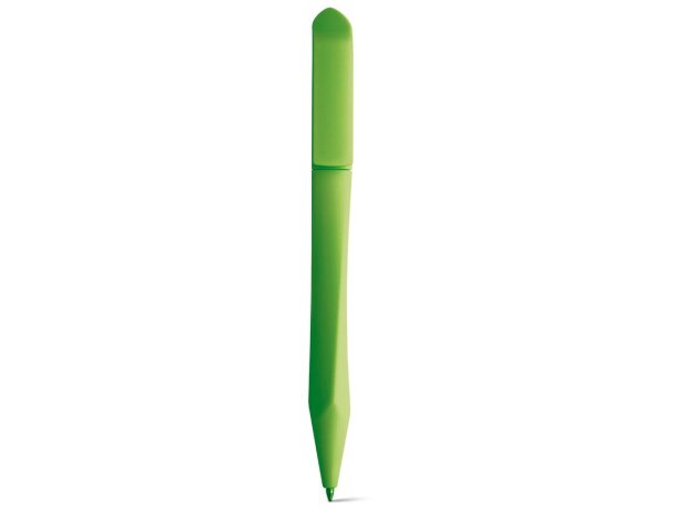 Bolígrafo con nombre personalizado de ergonómico tinta azul Hi!dea Verde claro detalle 1