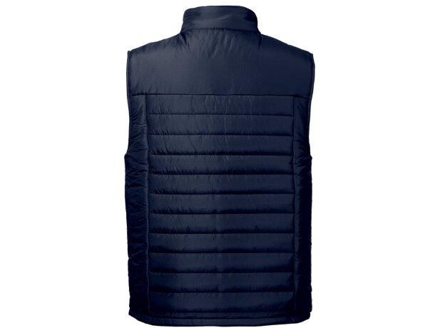 Chaleco acolchado THC Cloud nailon reciclado unisex Azul marino detalle 3