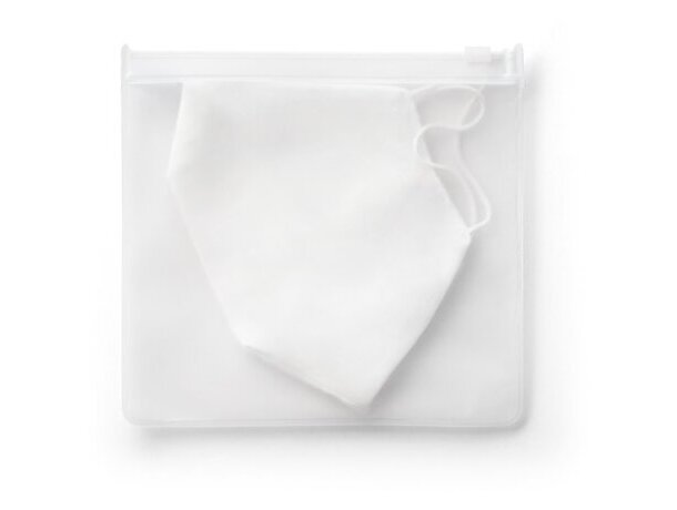 Ingrid ii. bolsa para mascarillas blanco