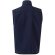 Chaleco soft shell Varuna con forro polar y cremallera invertida Azul marino detalle 3