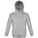 Sudadera Phoenix Kids con capucha para niños, algodón y poliéster Gris claro matizado detalle 6