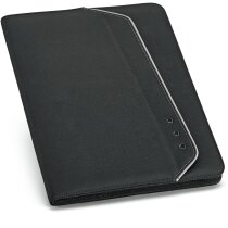 Portafolios tamaño A4 con ribete personalizado gris claro Portafolios tamaño A4 con ribete personalizado gris claro