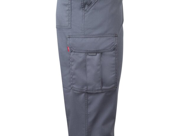 Pantalón multibolsillos vl dionysus bicolor reflectante Gris detalle 13
