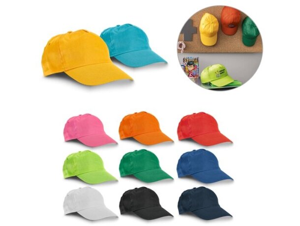 Gorra Campbel de poliester para hacer deporte