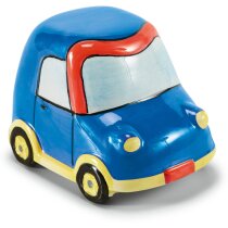 Hucha de cerámica con motivos infantiles Hucha de cerámica con motivos infantiles