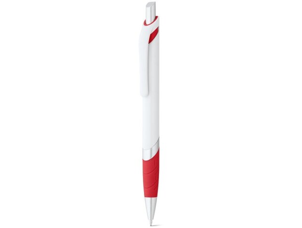 Bolígrafo con antideslizante MOLLA. Rojo detalle 5