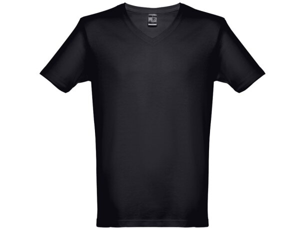Camisetas manga corta poliéster unisex 150 g/m2 Thc Negro detalle 20
