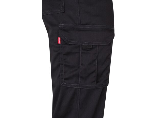 Pantalón lugh multibolsillos elástico con bolsillos de fuelle Negro detalle 51