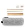 Estuche multiusos Nomad cilíndrico en fieltro reciclado rPET Gris claro