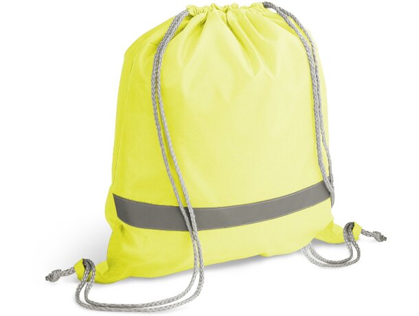 Petate con banda reflectante personalizado amarillo