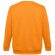 Sudadera Delta unisex de algodón y poliéster con interior cardado Naranja detalle 26