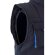 Chaleco acolchado bicolor multibolsillos unisex VL Nergal Azul marino/Azul claro detalle 10