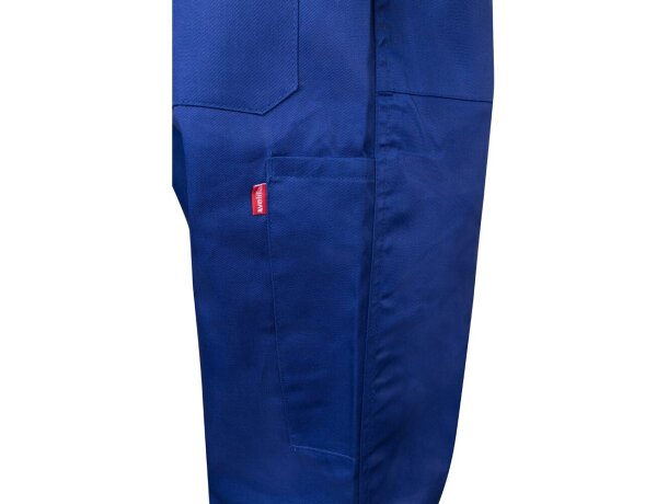 Mono de sarga yama con cremallera doble cursor y bolsillos Azul royal detalle 21
