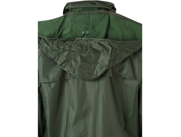 Traje de lluvia dos piezas VL Sedna con capucha transpirable Verde detalle 3