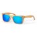 Gafas de sol Sanibel de bambú con lentes espejo